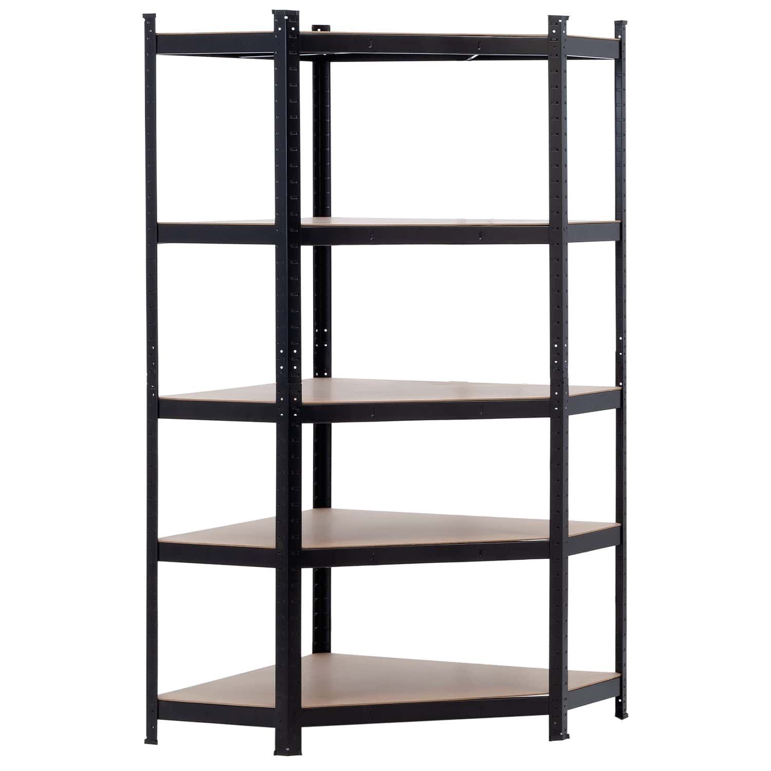 Estantería Esquinera Modular 5 Baldas Ajustables 180x80x40x56cm 875Kg Thinia Home Estanterías 1